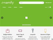 Tablet Screenshot of namify.com